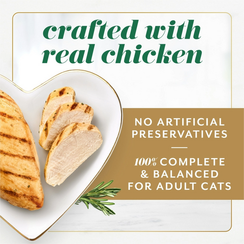 Purina Fancy Feast Gems Pate Mousse Cat Food - Chicken - 2 Pack