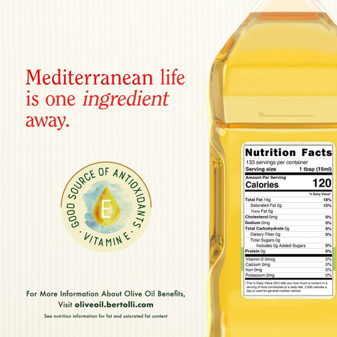 Bertolli Extra Light Olive Oil - 67.6oz Bottle