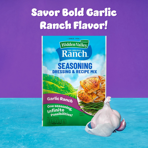 Hidden Valley Garlic Ranch Dry Dressing & Seasoning - 1oz Pack