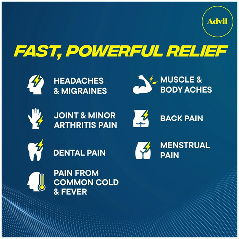 Advil Liqui-Gels Pain Reliever and Fever Reducer - Ibuprofen 200mg Capules - 120ct Bottle