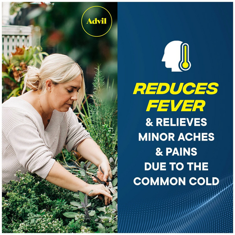 Advil Liqui-Gels Pain Reliever and Fever Reducer - Ibuprofen 200mg Capules - 120ct Bottle