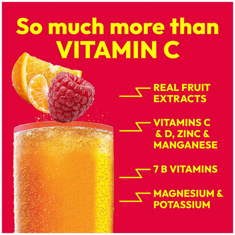 Emergen-C Vitamin C 1000mg Powder with Antioxidants Fizzy Drink Mix - Raspberry - 30ct Box