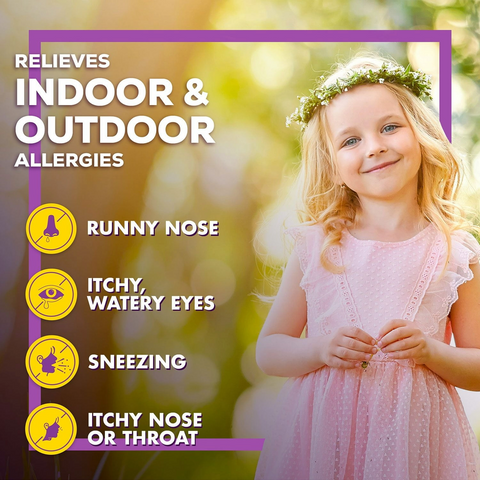 Allegra Children's 12-Hour Berry Flavor Allergy Relief Liquid - 4oz Bottle