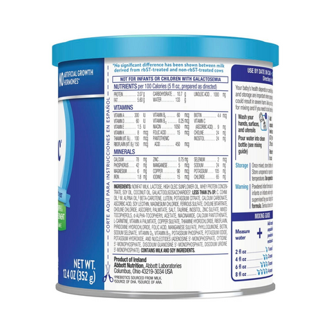Similac Advance Powder Baby Formula With Iron, Has DHA & Lutein - 12.4oz Can