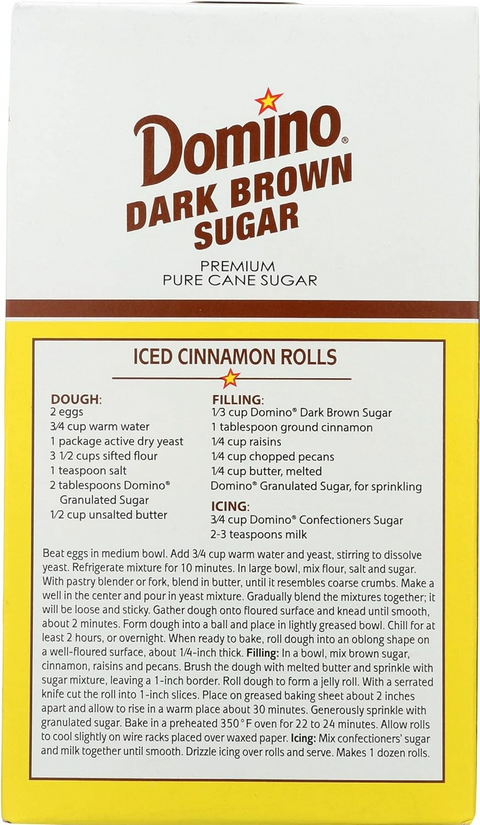 Domino Dark Brown Sugar - 1lb Box