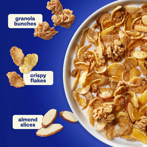 Honey Bunches of Oats with Almonds Breakfast Cereal - Family Size - 18oz Box