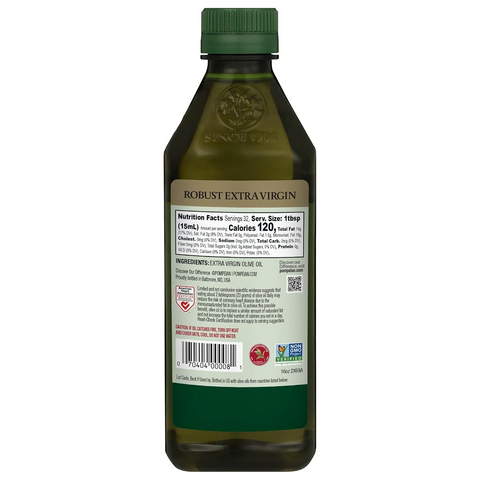 Pompeian Robust Extra Virgin Olive Oil - 16oz Bottle