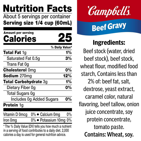 Campbell’s Beef Gravy - 10.5oz Can