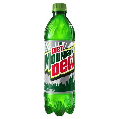 Diet Mountain Dew Soda Soft Drink - 16.9oz Bottle - 6-Pack
