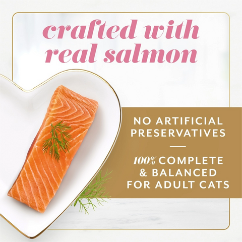 Purina Fancy Feast Gems Pate Mousse Cat Food - Salmon - 2 Pack