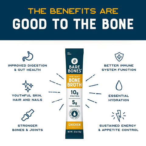 Bare Bones Chicken Instant Bone Broth Stick - 0.53oz