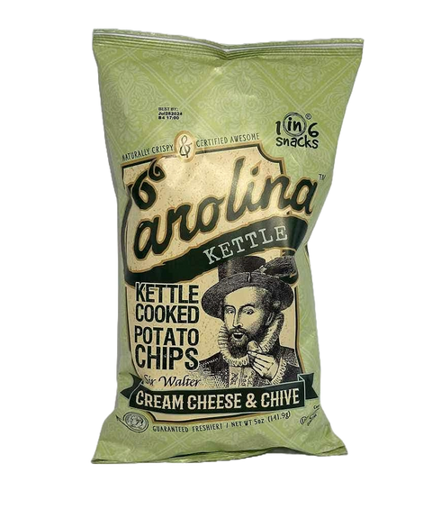 Kettle Cooked Potato Chips - Cream Cheese & Chive