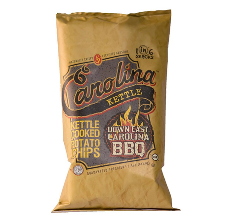 Kettle Cooked Potato Chips - Down East Carolina BBQ